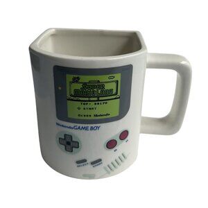 Nintendo Game Boy Super Mario Land Ceramic Mug & Desk Organizer 4.5" Tall Palado